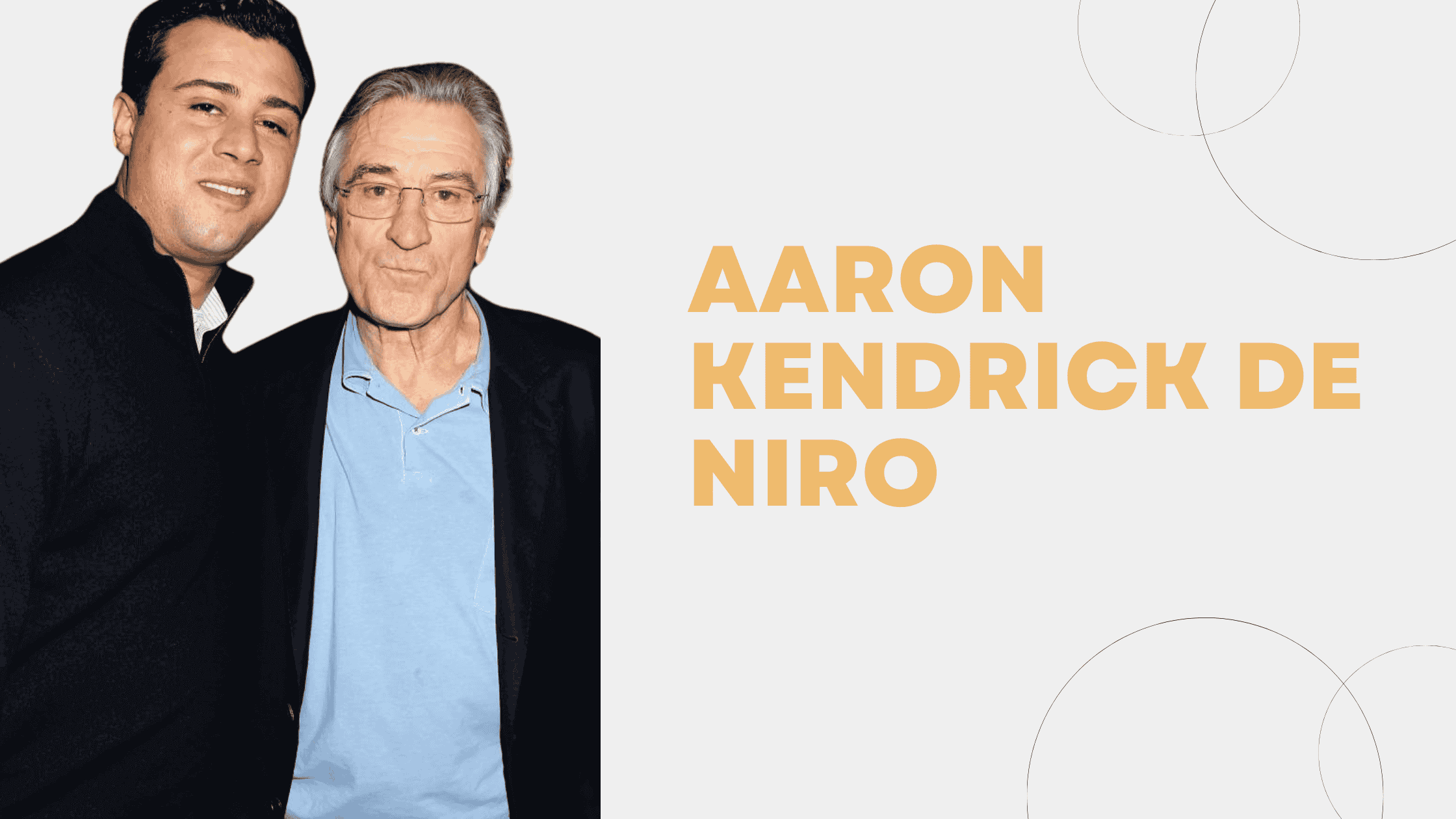 Aaron Kendrick De Niro